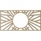 Ekena Millwork Hoover Wood Fretwork Pierced Ceiling Medallion, Birch, 22"W x 11"H x 8 1/8"ID x 1/4"T CMWP22X11X0250HOBI - alternate 5